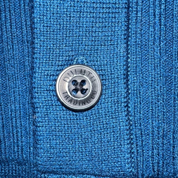 Duluth Trading Size Large Blue Long sleeve Sweater - Picture 3 of 4